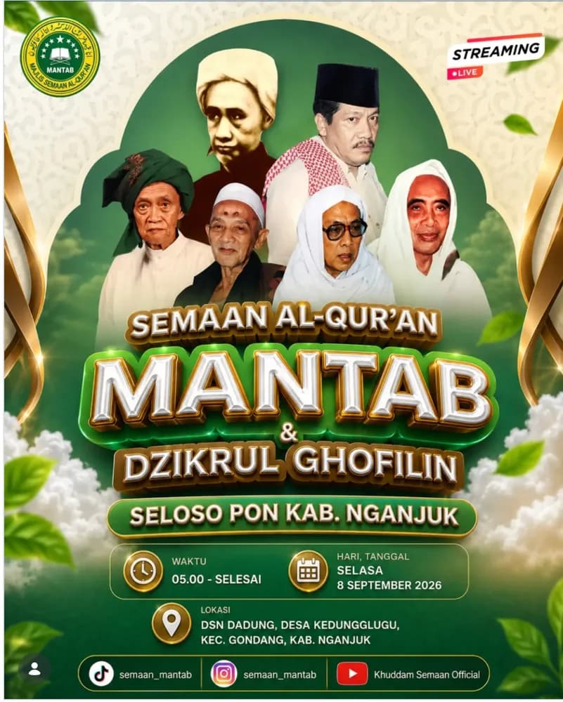 SEMA'AN AL QUR'AN MANTAB PURBOJATI di Masjid Roudhotul Huda, foto 1